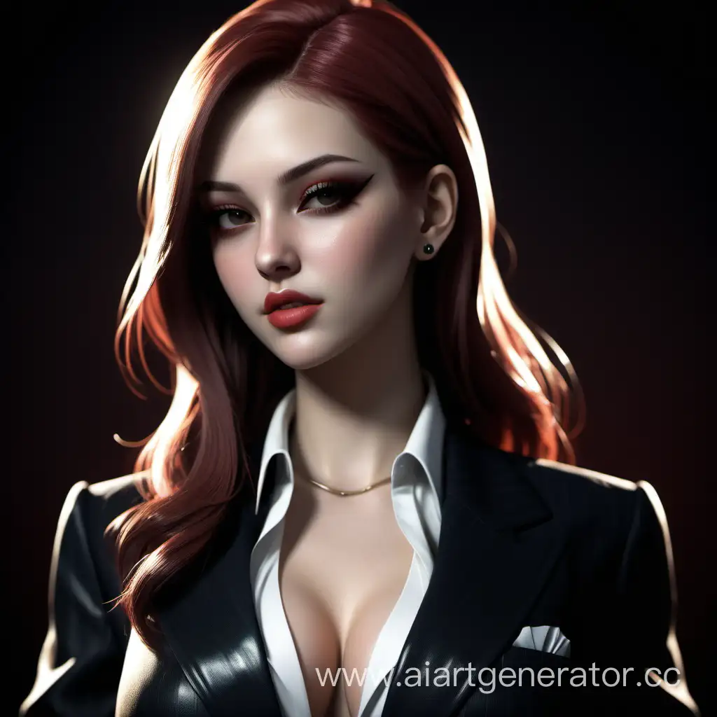 Elegant-Woman-in-Mafia-Game