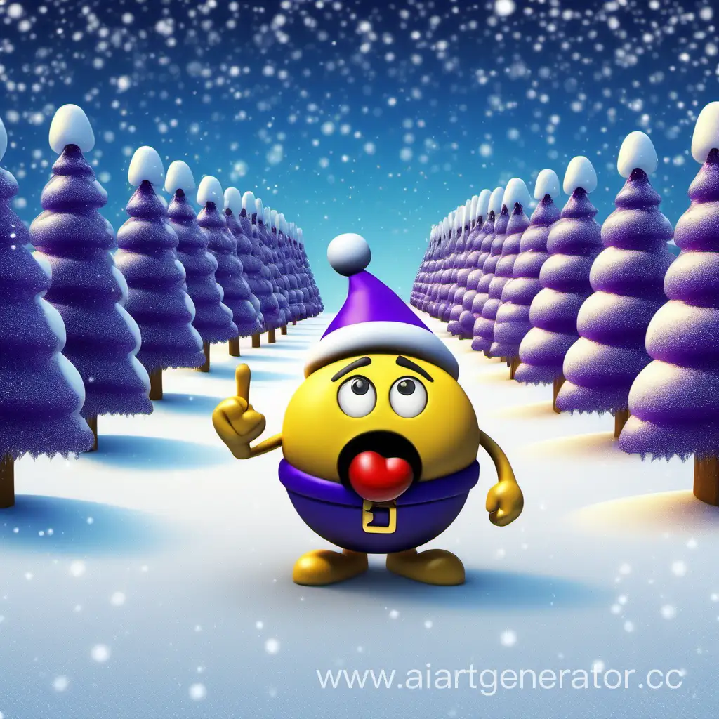 SantaHat-Emoji-Scolding-in-Snowy-Christmas-Scene