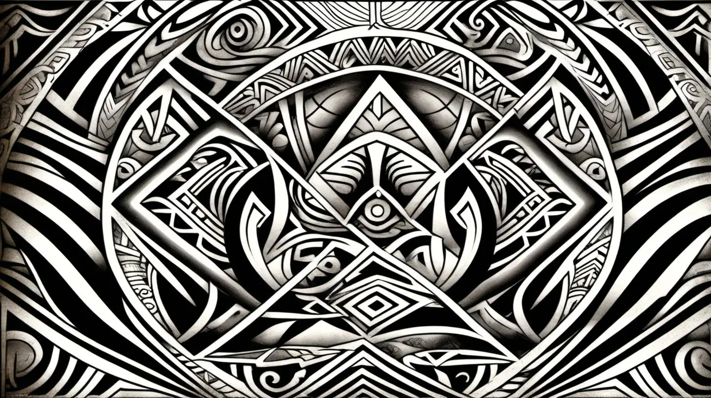 
/imagine prompt :
a Maori tattoo flash 
background : white
geometric, black , tarditional