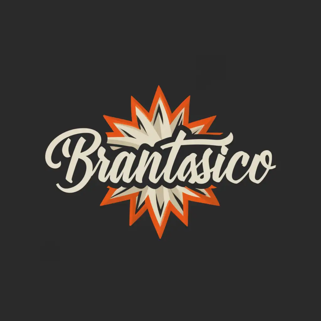 a logo design,with the text "Brantastico", main symbol:logo,Moderate,clear background