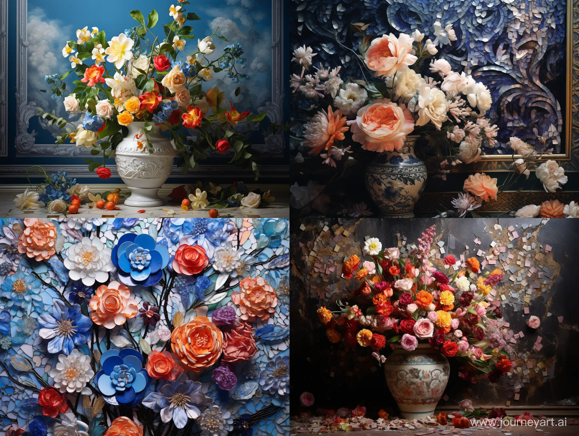 Floral-Mosaic-Interior-Photography-Captivating-Flower-Images-in-43-Aspect-Ratio