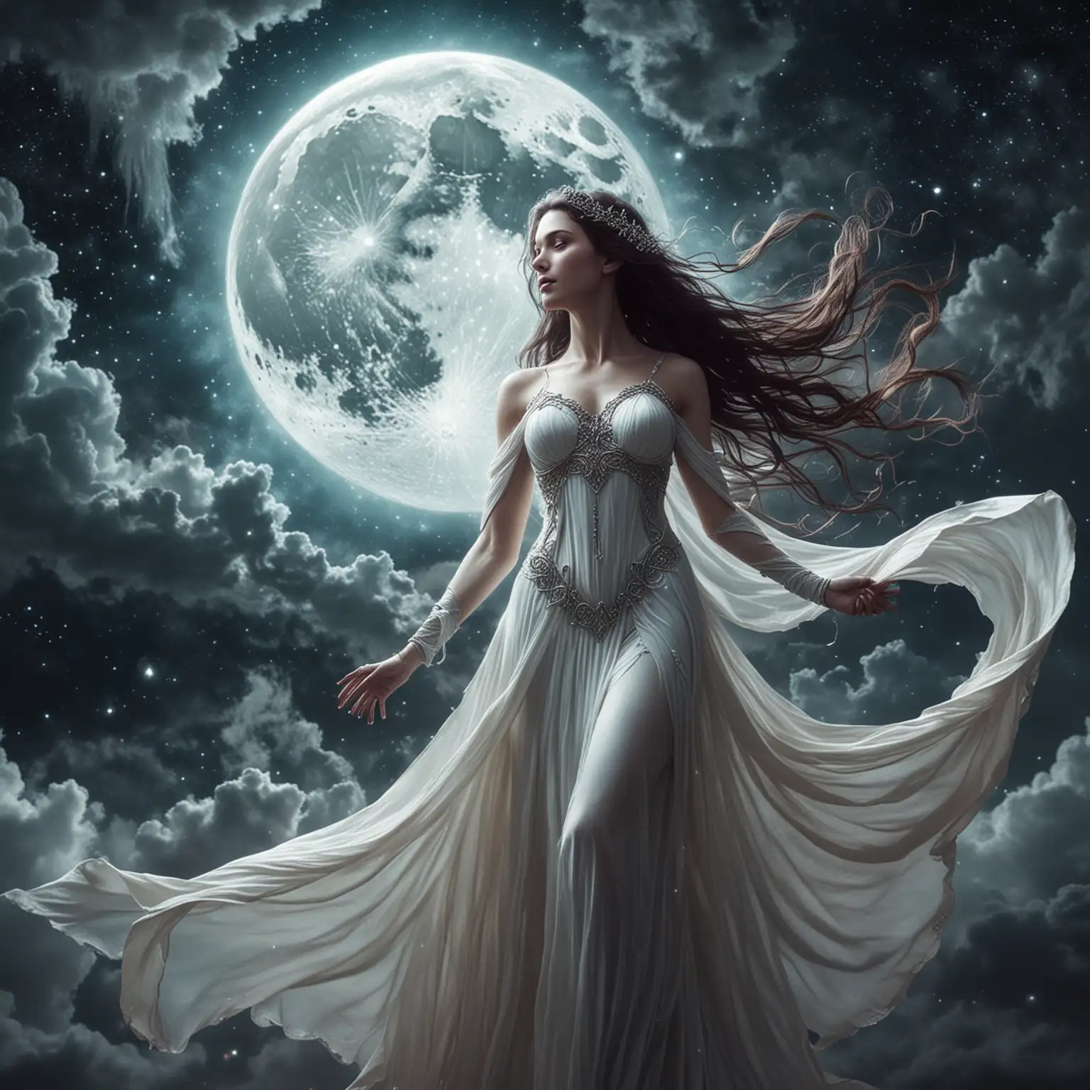One fateful night, as the Moon of Lumina waxed full, Lysandra sensed a disturbance. A rift had torn across the celestial veil, threatening to unravel the cosmic threads. Guided by ancient whispers, she embarked on a quest to mend the breach.

