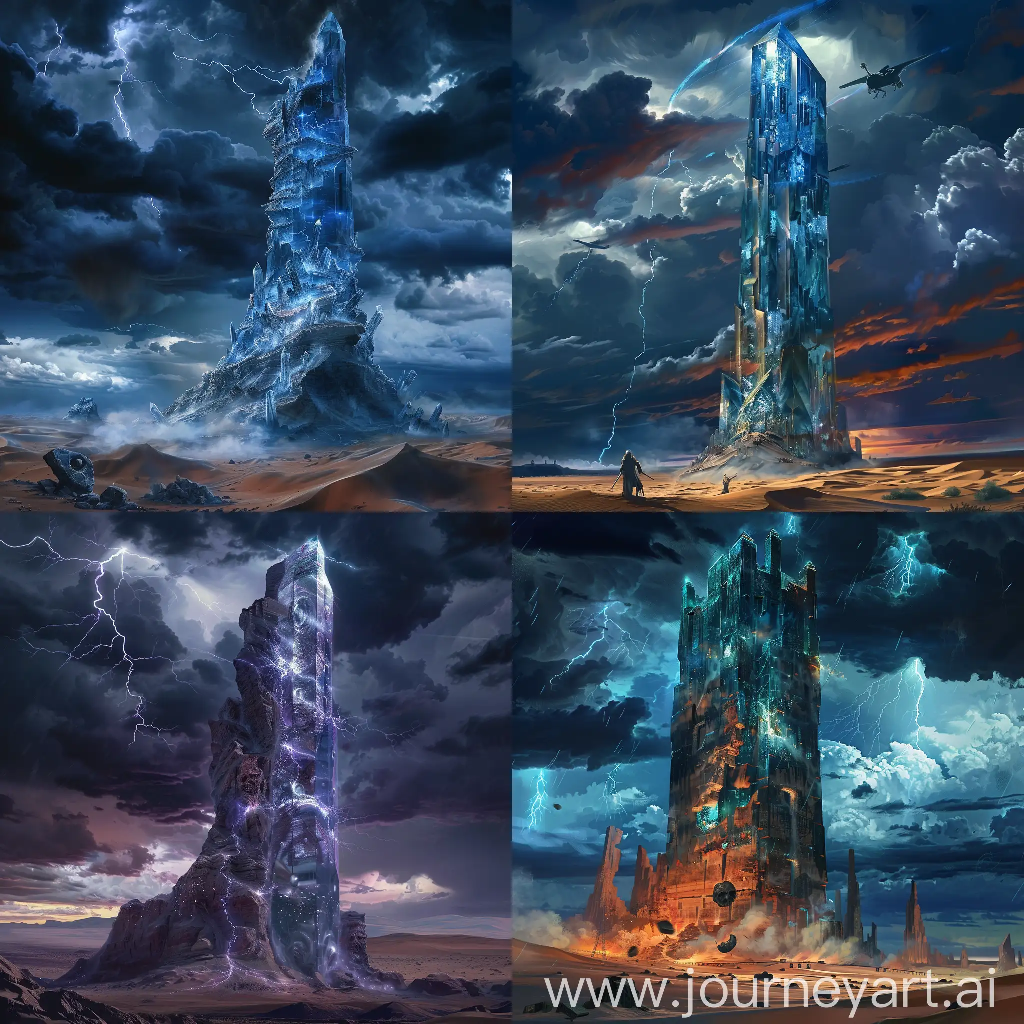 Menacing-Zombie-Villains-Crystal-Tower-Amidst-Desert-Storm-Fantasy-Art