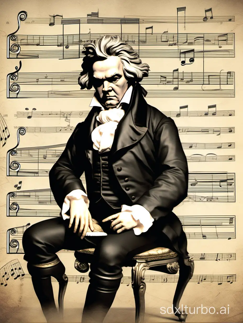 Beethoven suffers from hearing loss