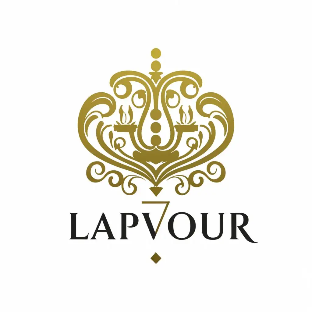 LOGO-Design-for-Lapavour-Luxurious-Elegance-in-the-Beauty-Spa-Industry-with-Gold-and-Maroon-Theme