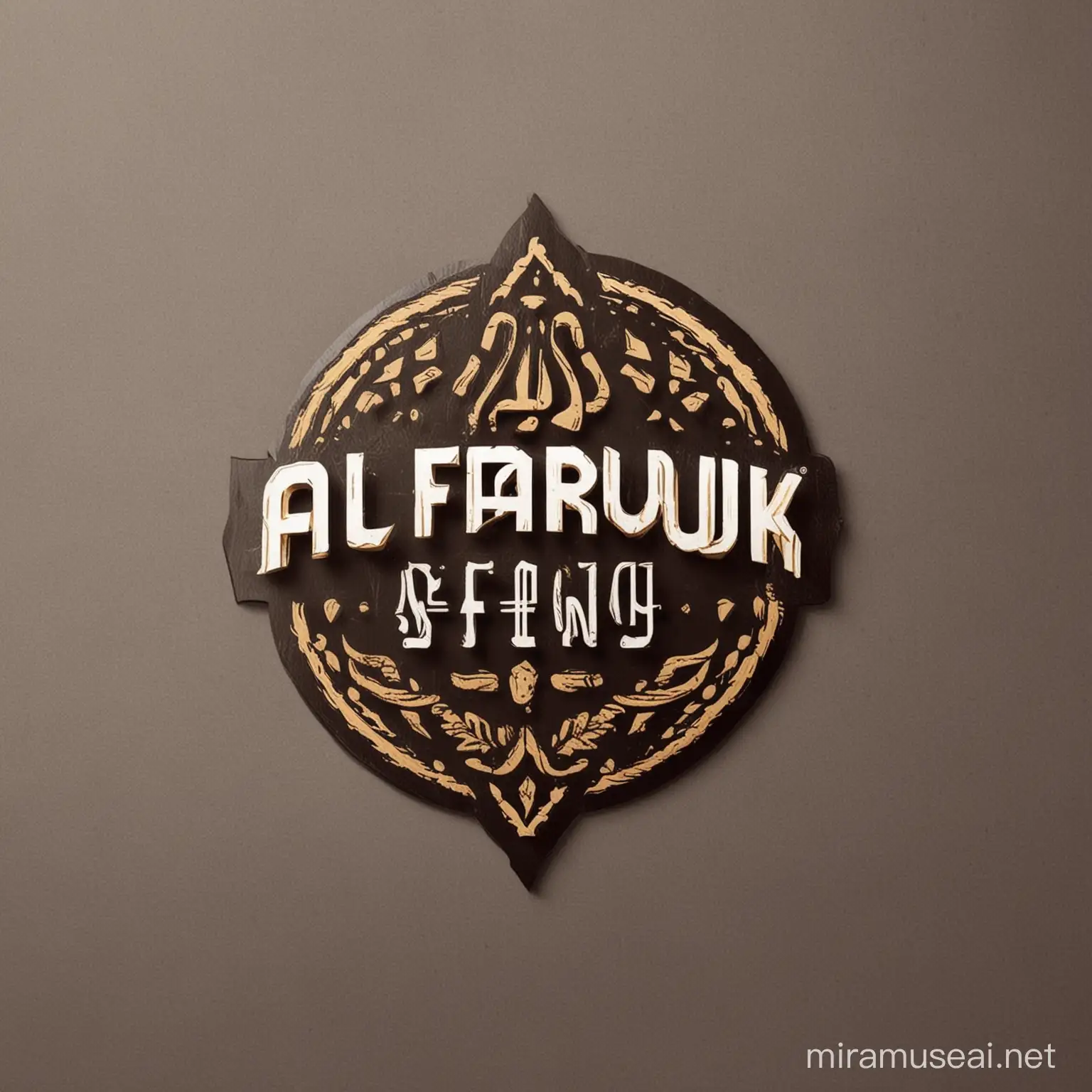 Exotic Middle Eastern Restaurant AlFarouk Logo Design
