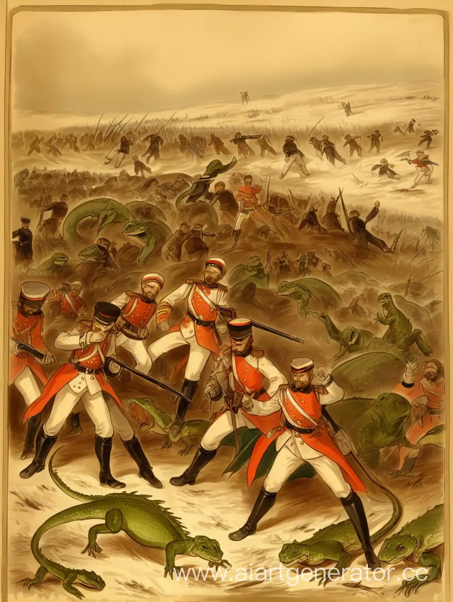 Война против ящеров, россия 19 век, военная реформа