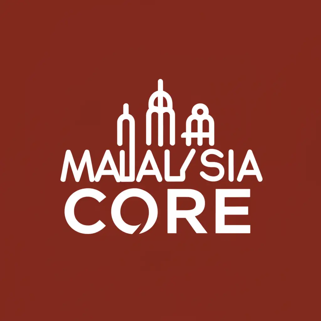 a logo design,with the text "MALAYSIA CORE", main symbol:compilation of malaysian random moments in video,Minimalistic,be used in Technology industry,clear background