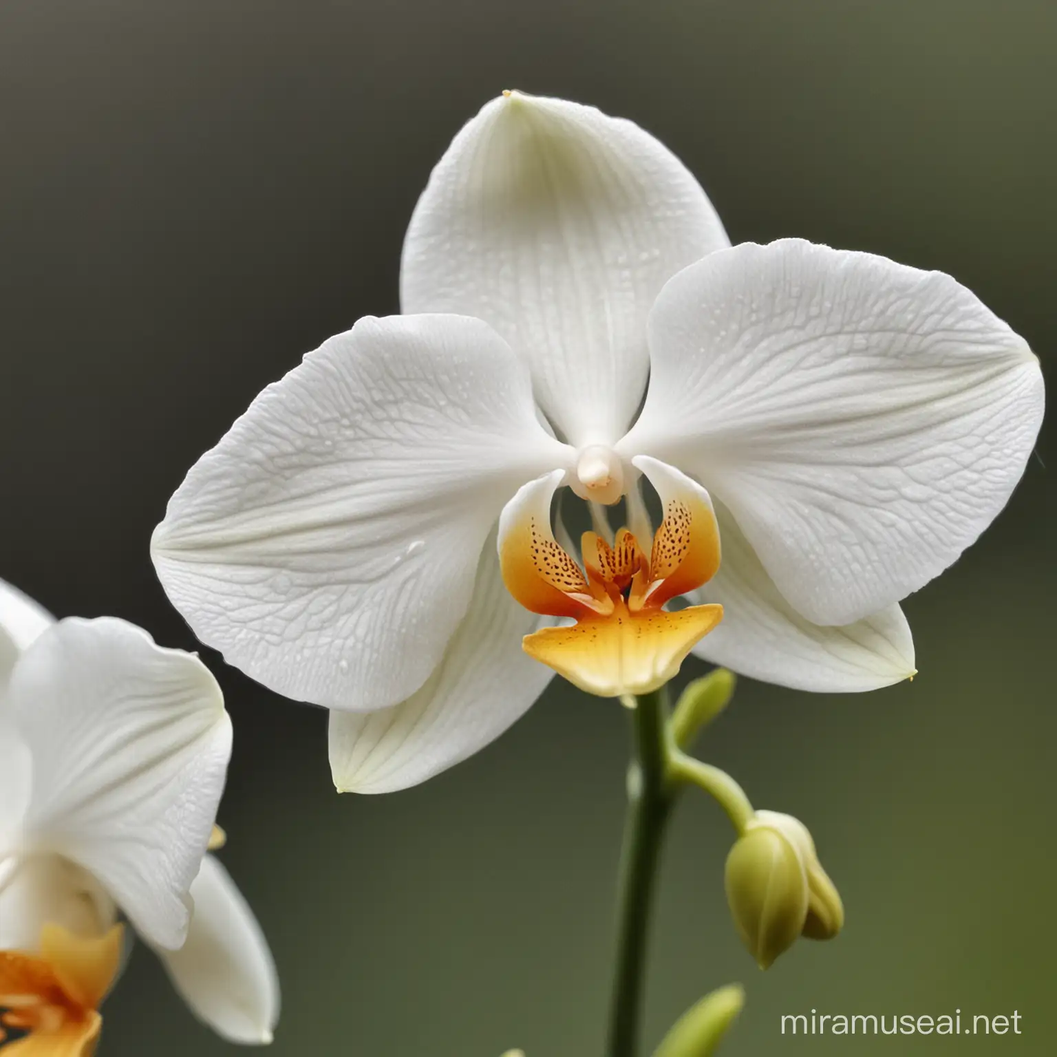 butterfly orchid close up
