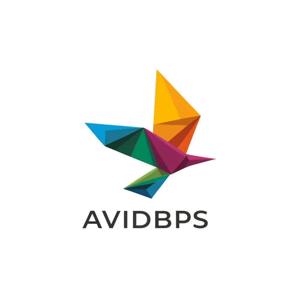 a logo design,with the text "AviDIPS", main symbol:The stylized, geometric bird silhouette representing the iconic Zimbabwe bird is positioned alongside the existing bird symbol soaring upwards,Moderate,be used in Technology industry,clear background