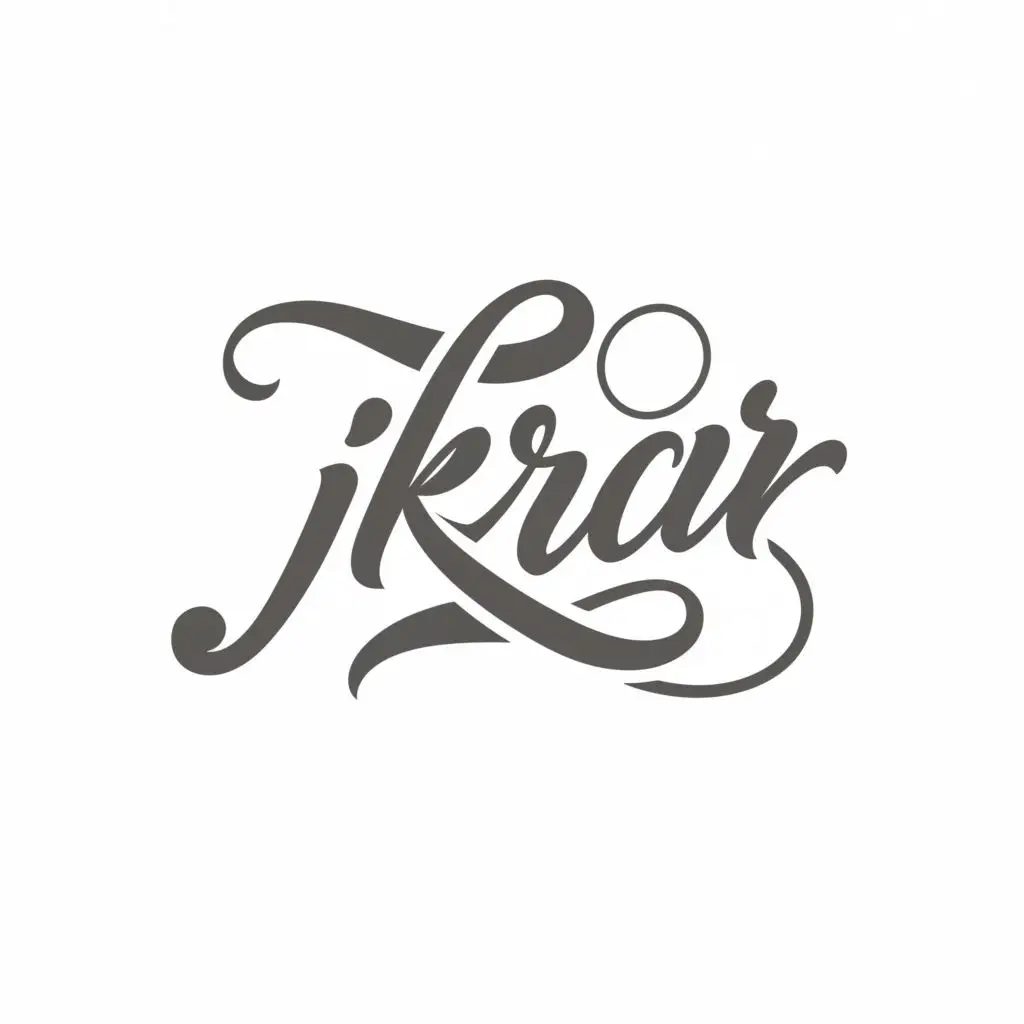 logo, Elegant, with the text "IKRAR", typography, be used in Retail industry