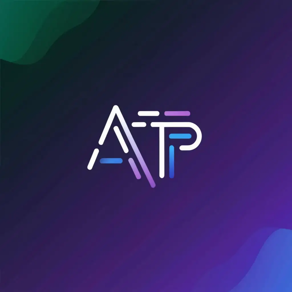 a logo design,with the text "ATP", main symbol:TAX,complex,clear background