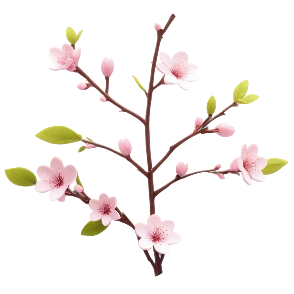 Exquisite-3D-Cherry-Blossom-Flower-PNG-Enhancing-Your-Digital-Spaces-with-Stunning-Floral-Art
