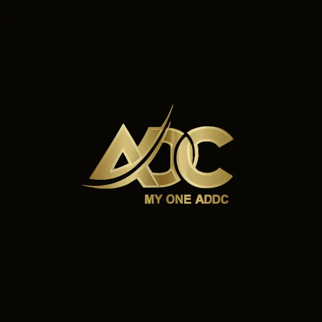 a logo design,with the text "ADC", main symbol:My One ADC,complex,be used in Sports Fitness industry,clear background