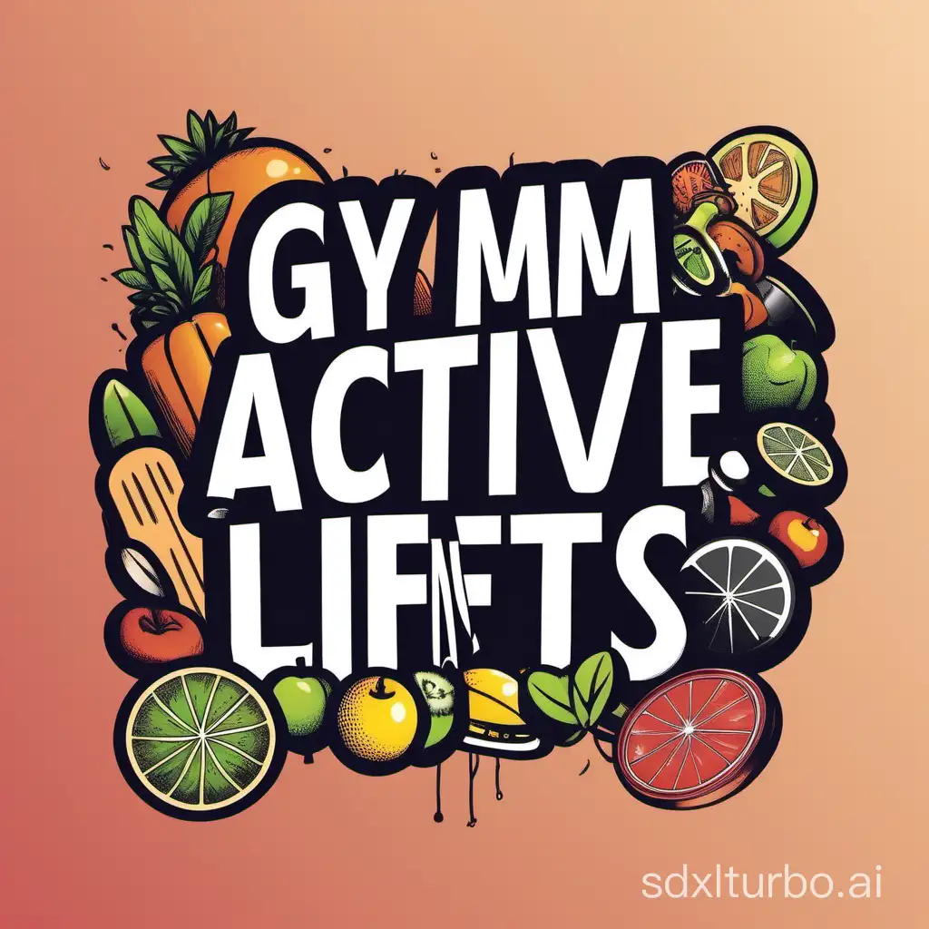 Designs promoting an active lifestyle, gym quotes, or healthy eating mantras.