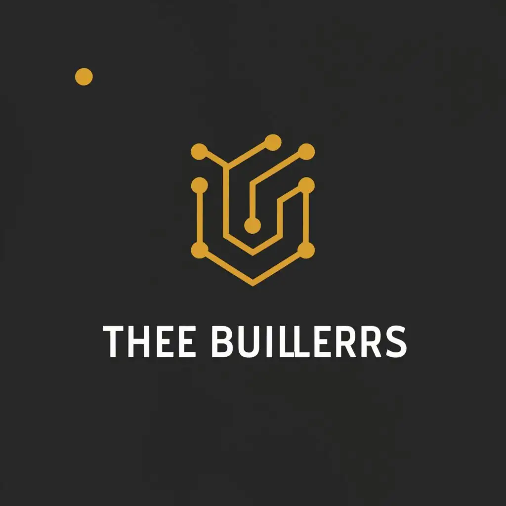 a logo design,with the text "the builders", main symbol:tech,Minimalistic,be used in Internet industry,clear background