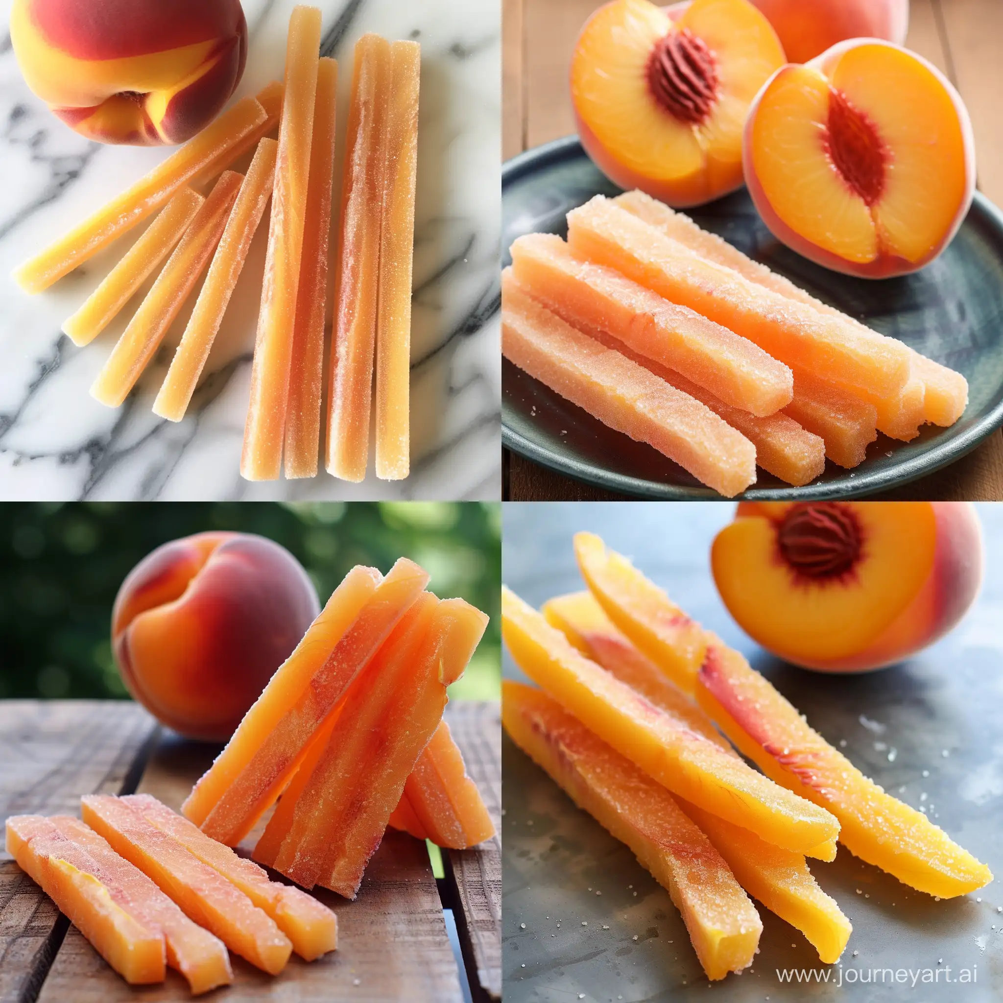 peach sticks