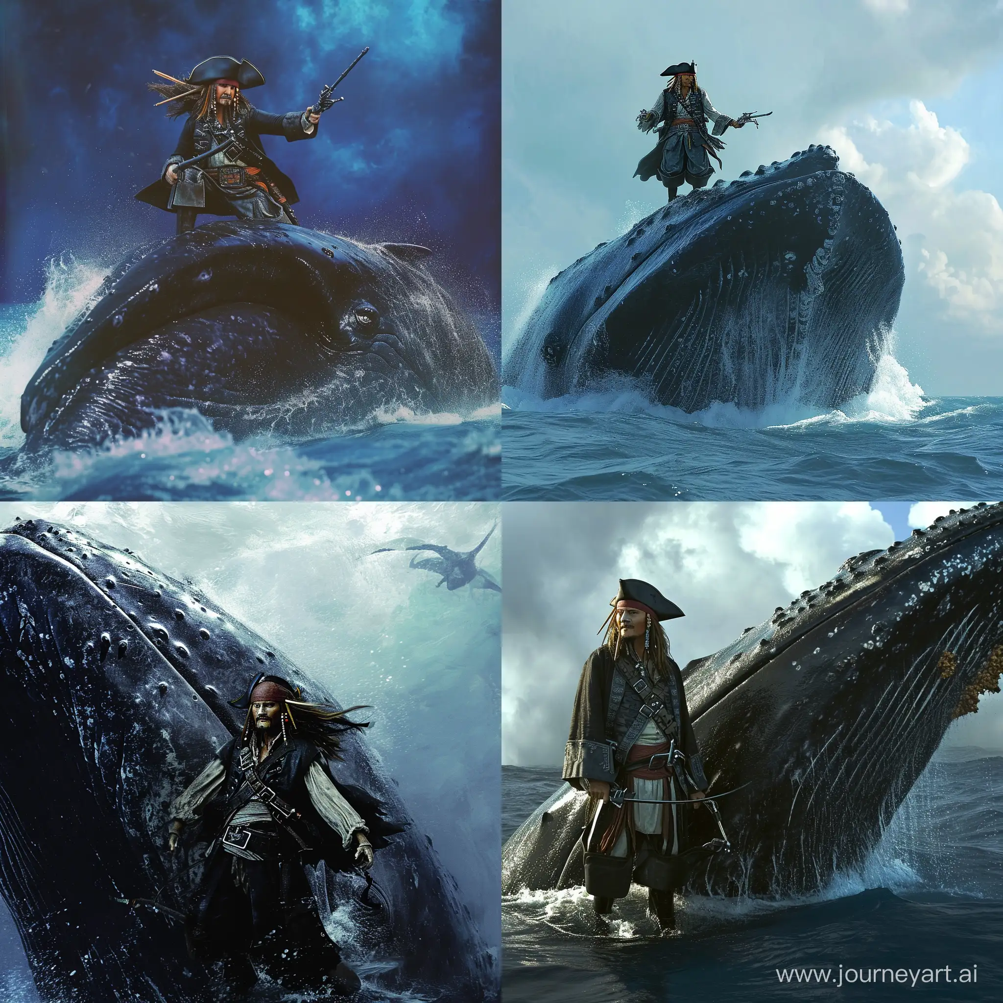 Captain-Jack-Sparrow-Sailing-the-Black-Pearl-on-a-Majestic-Whale