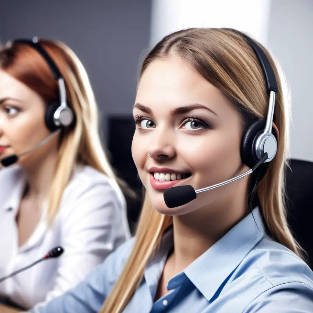 Nord Unity Company Call Centre Worker Handling Incoming Calls