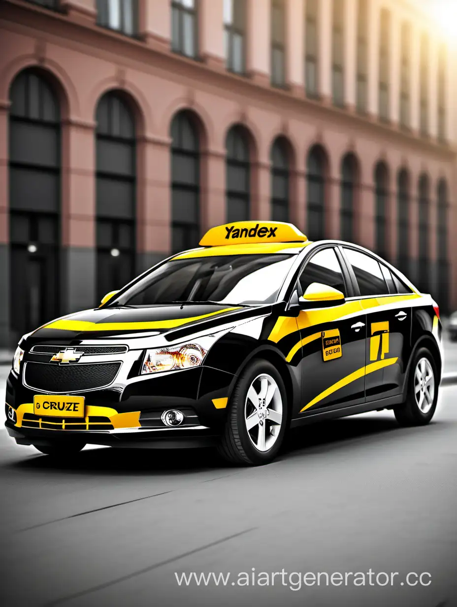 Шевроле Круз в стиле Яндекс такси