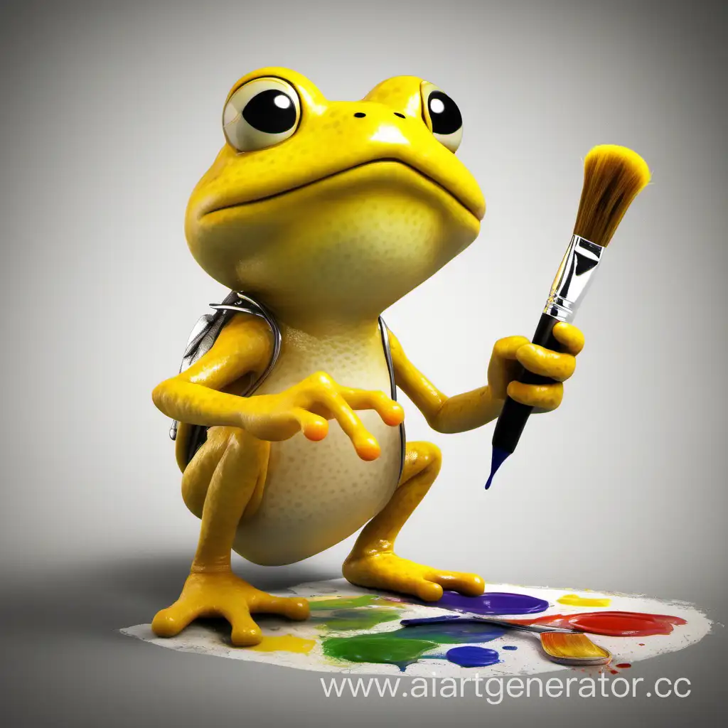 Yellow-Toad-Turbotoad-Creating-Vibrant-Artwork