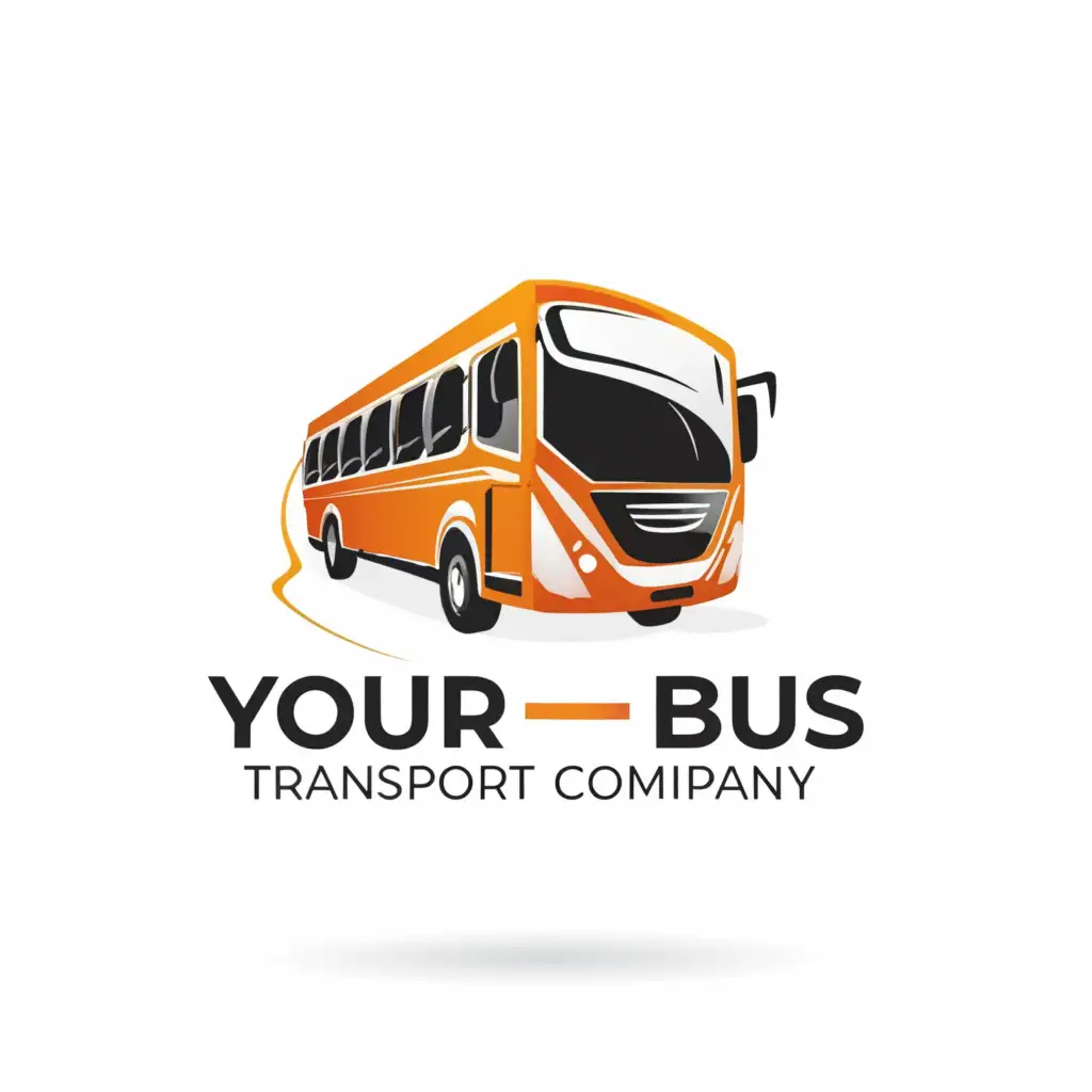 a logo design,with the text "Your bus transport company", main symbol:Bus,Умеренный,be used in Автомобильная industry,clear background
