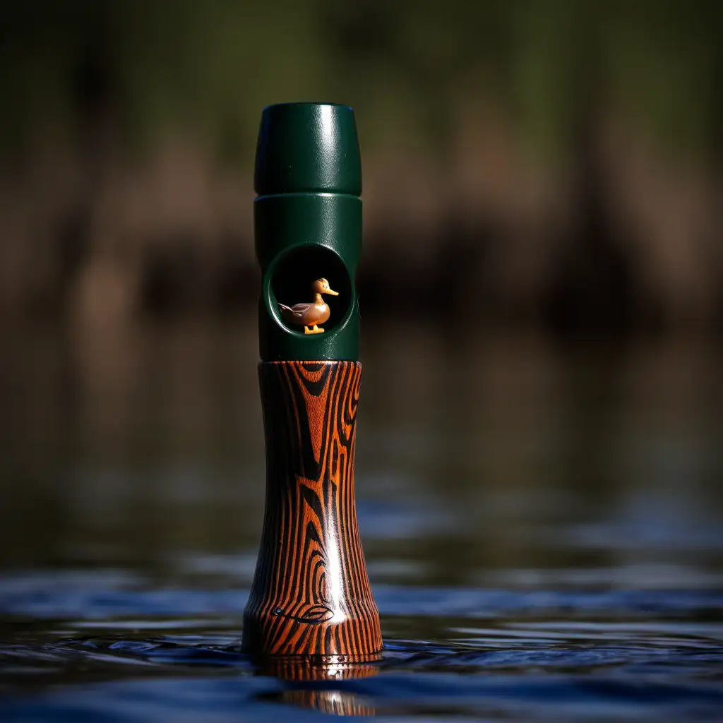 Colorful Duck Call in Natural Setting