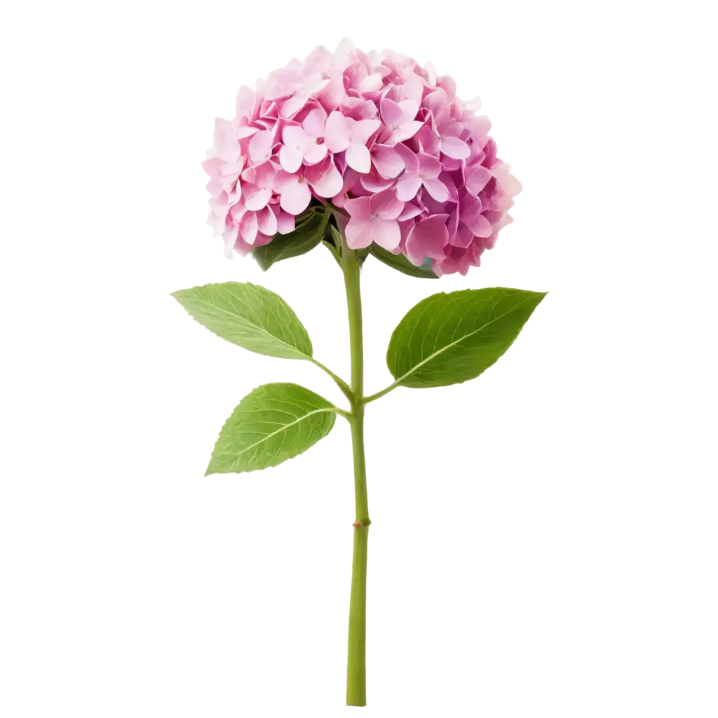 Exquisite-Hydrangea-Flower-Front-View-PNG-Capturing-Natures-Splendor-in-HighQuality-Format