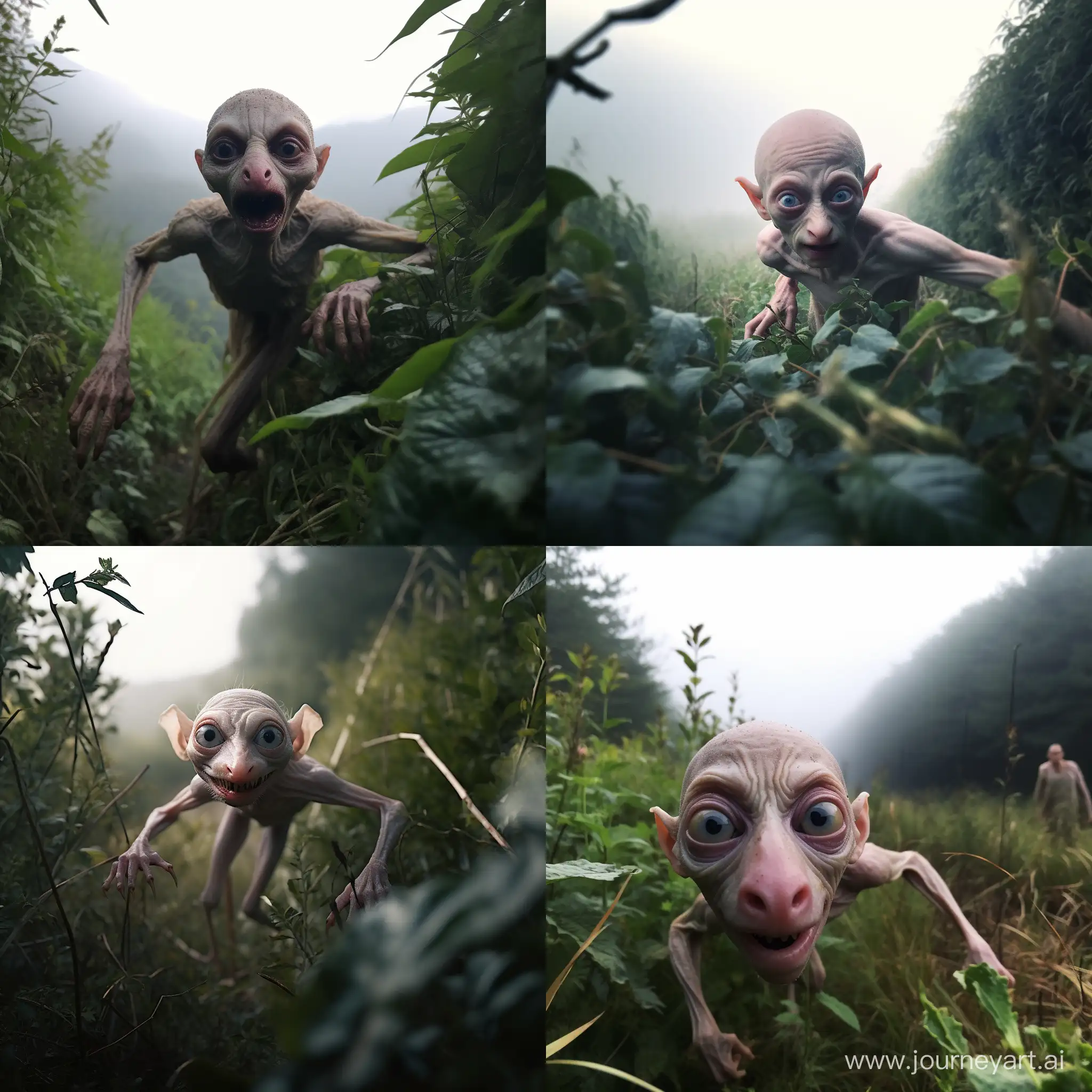 Mysterious-Encounter-Dobby-the-Insane-Cryptid-Captured-in-Eerie-Fog