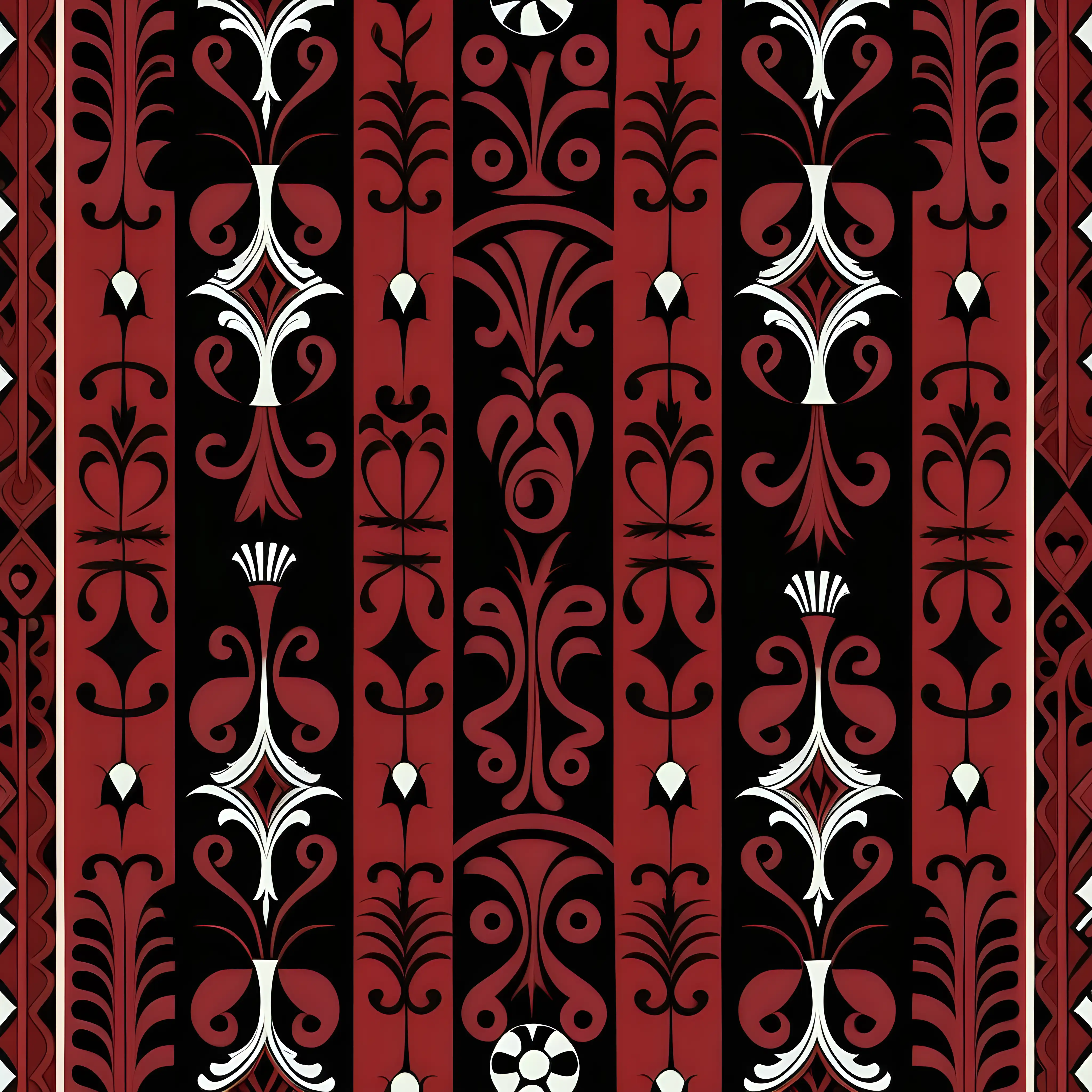 an albanian themed , with repeated pattern
