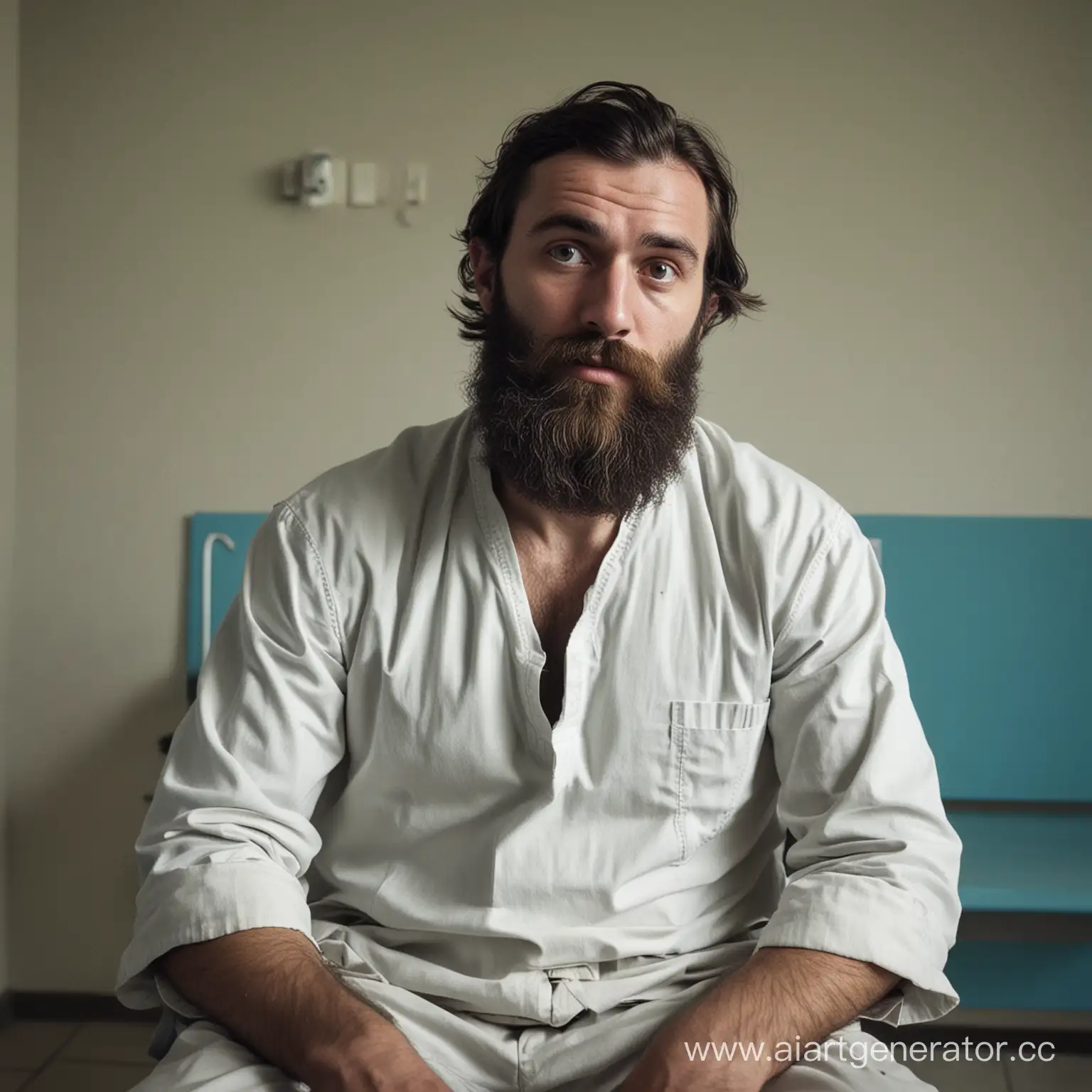 Bearded-Georgian-in-Psychiatric-Hospital