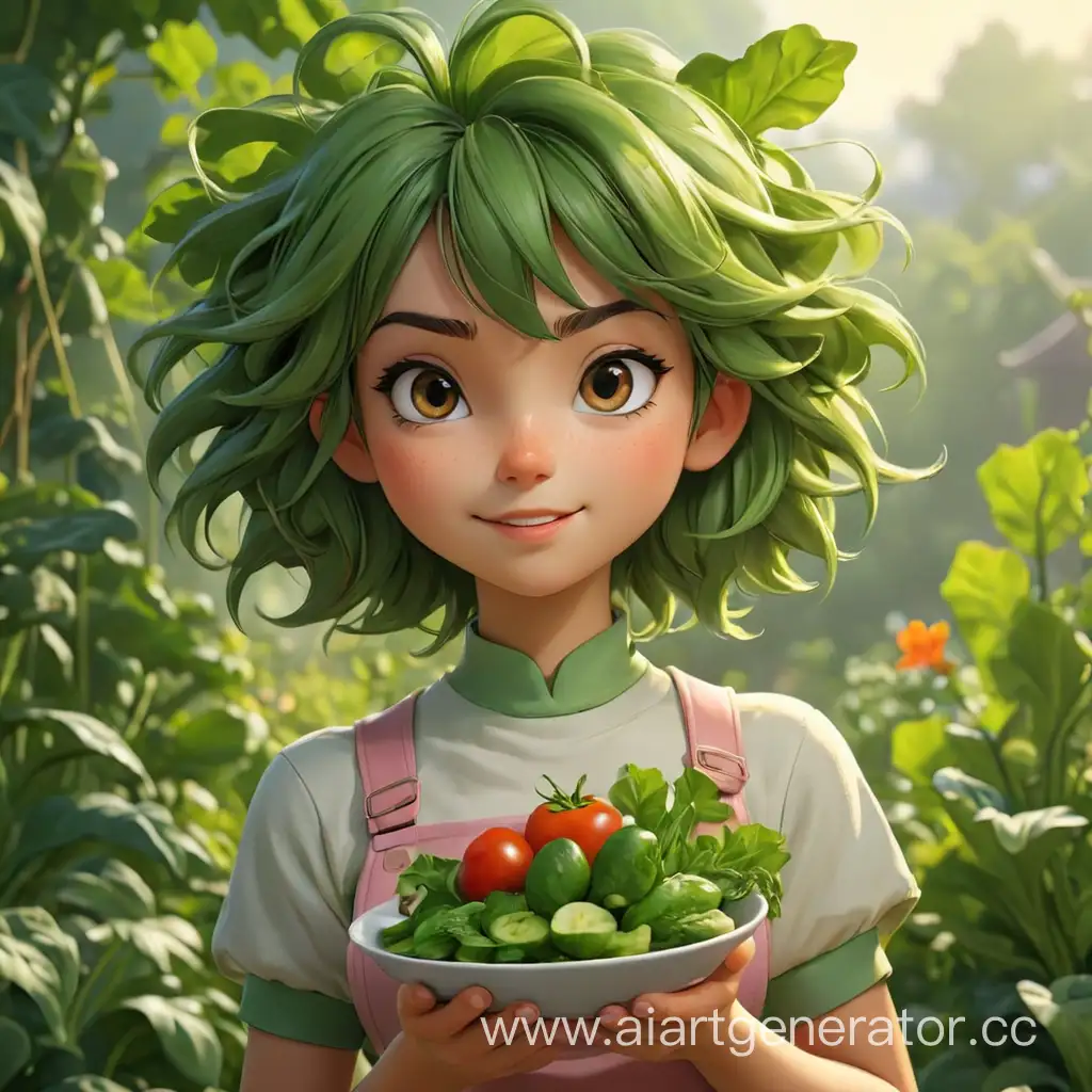 Young-Vegetarian-Girl-Character