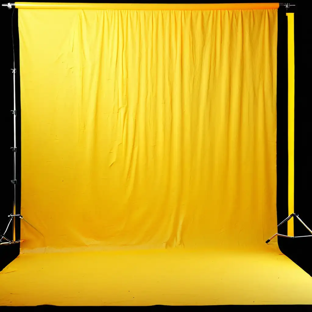 Vibrant Yellow Background with Dynamic Patterns