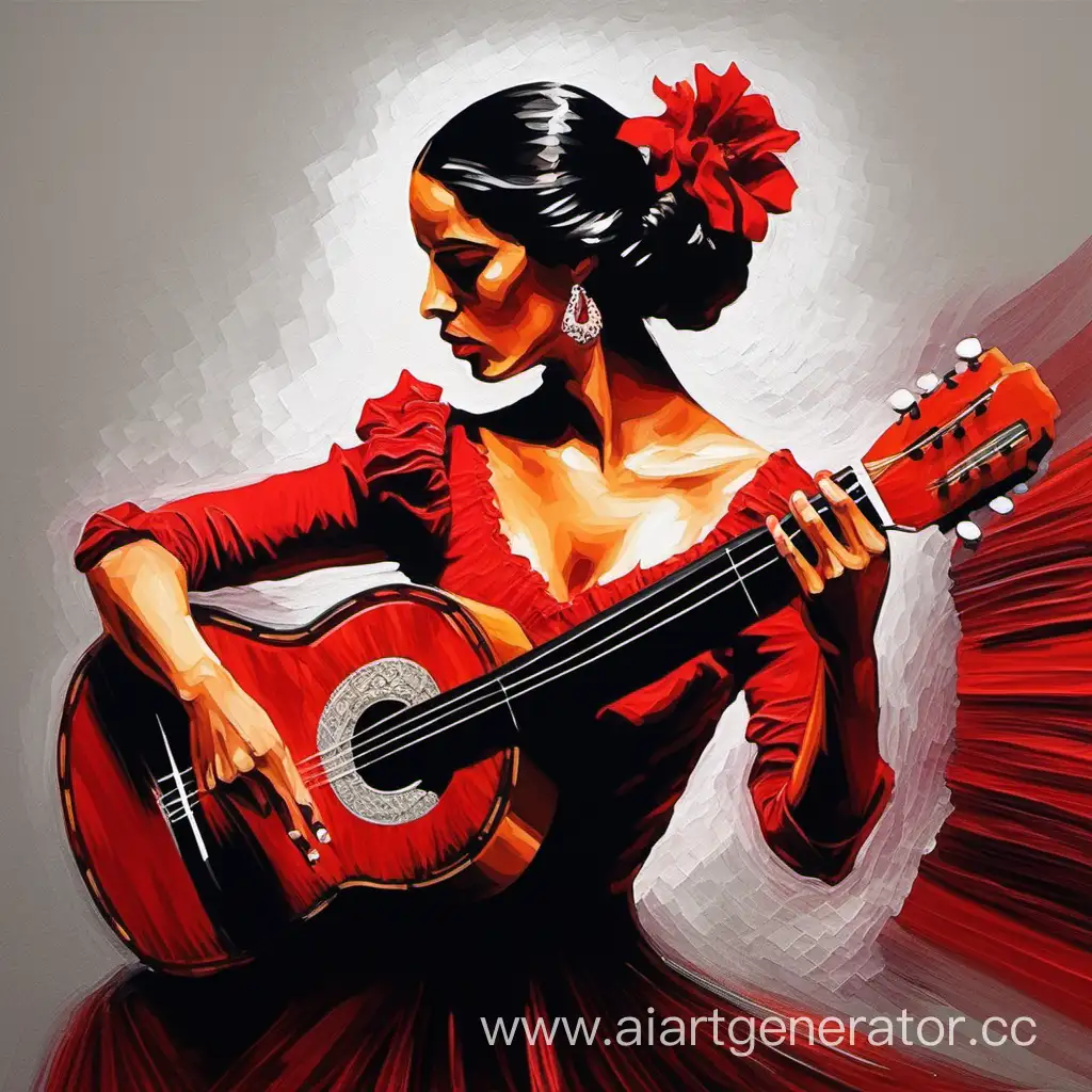 Vibrant-Flamenco-Dancer-Performing-Traditional-Spanish-Art