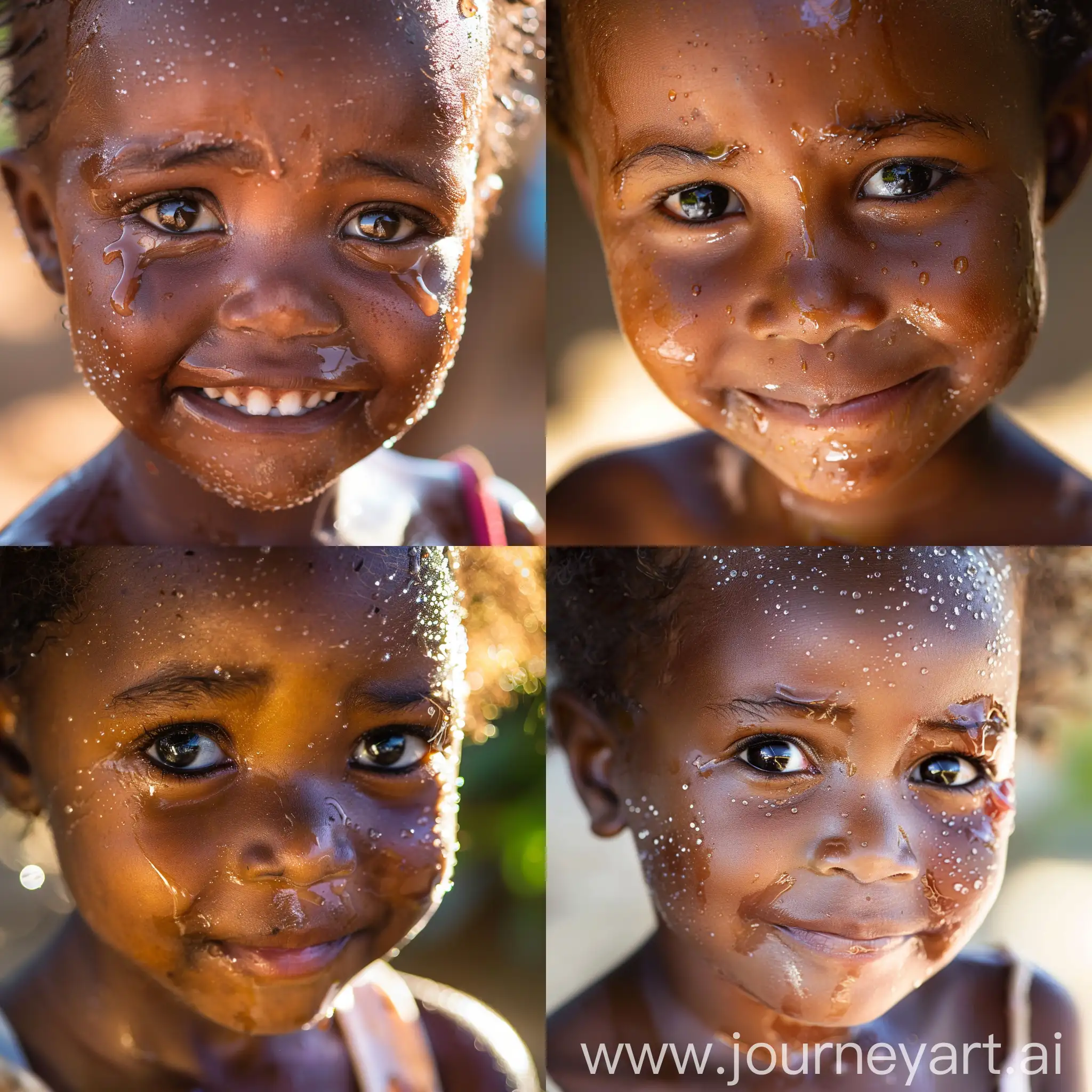 Radiant-African-Girl-Smiling-Through-Tears-in-Sunlit-Portrait