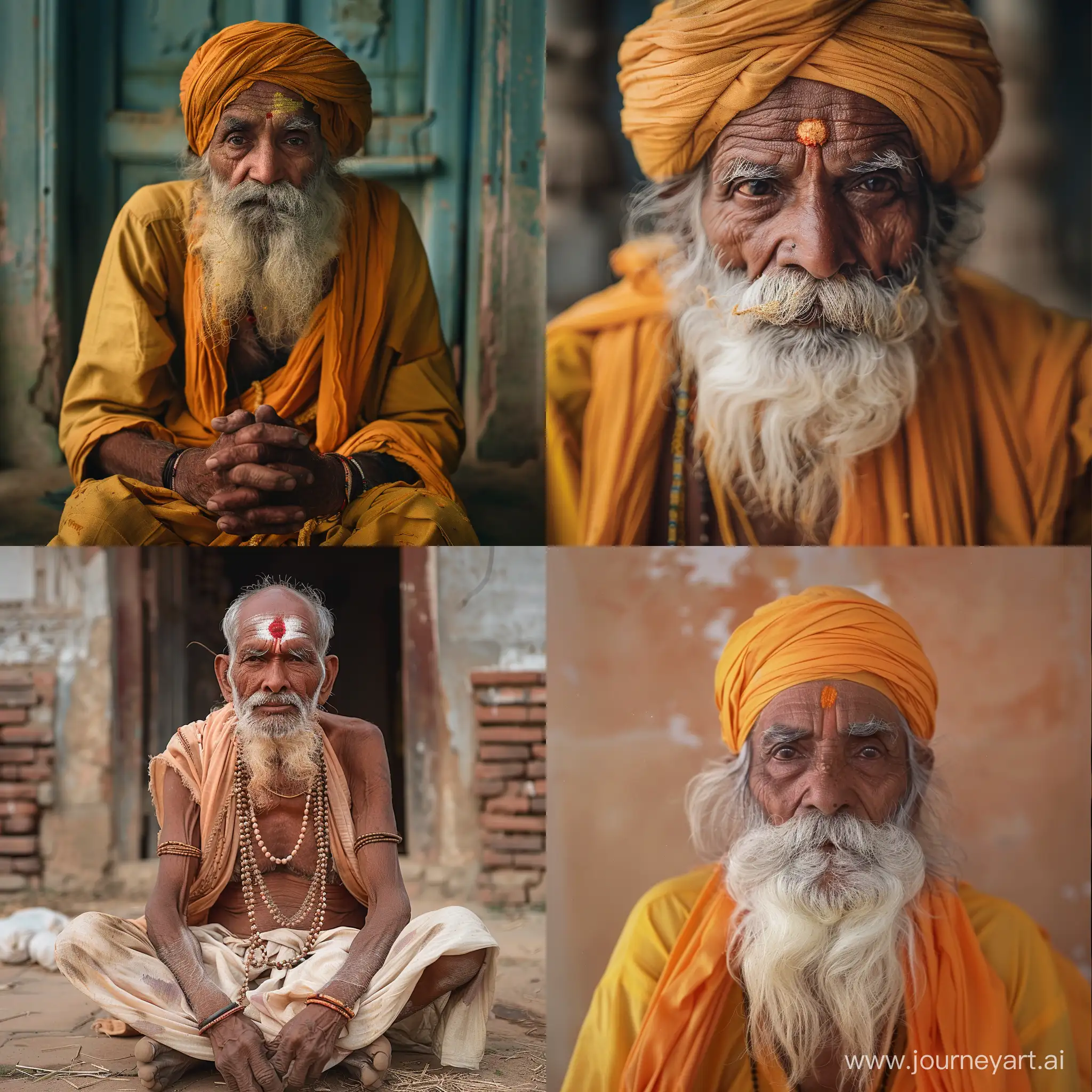 Indian-Religious-Saint-in-Humble-Solitude