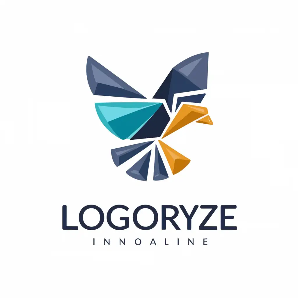 a logo design,with the text "LogoRyze", main symbol:Modern type of bird  ,Moderate,be used in Technology industry,clear background