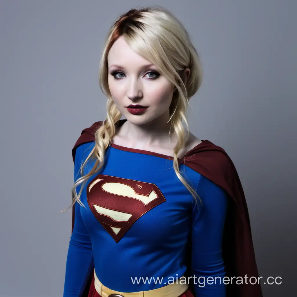 Emily-Browning-Stunning-Supergirl-Cosplay-Mesmerizing-Costume-and-Powerful-Pose