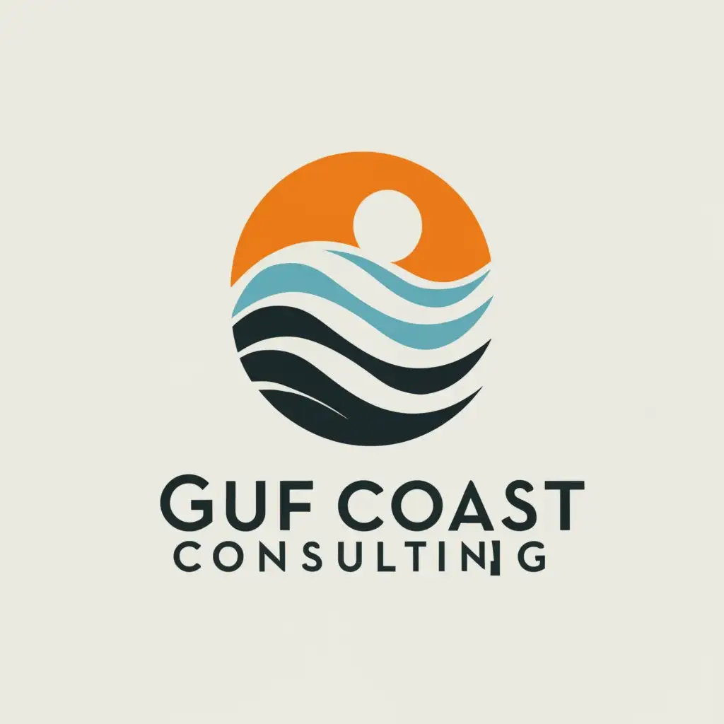 Logo-Design-For-GulfCoastConsulting-Elegant-Waves-on-a-Clear-Background