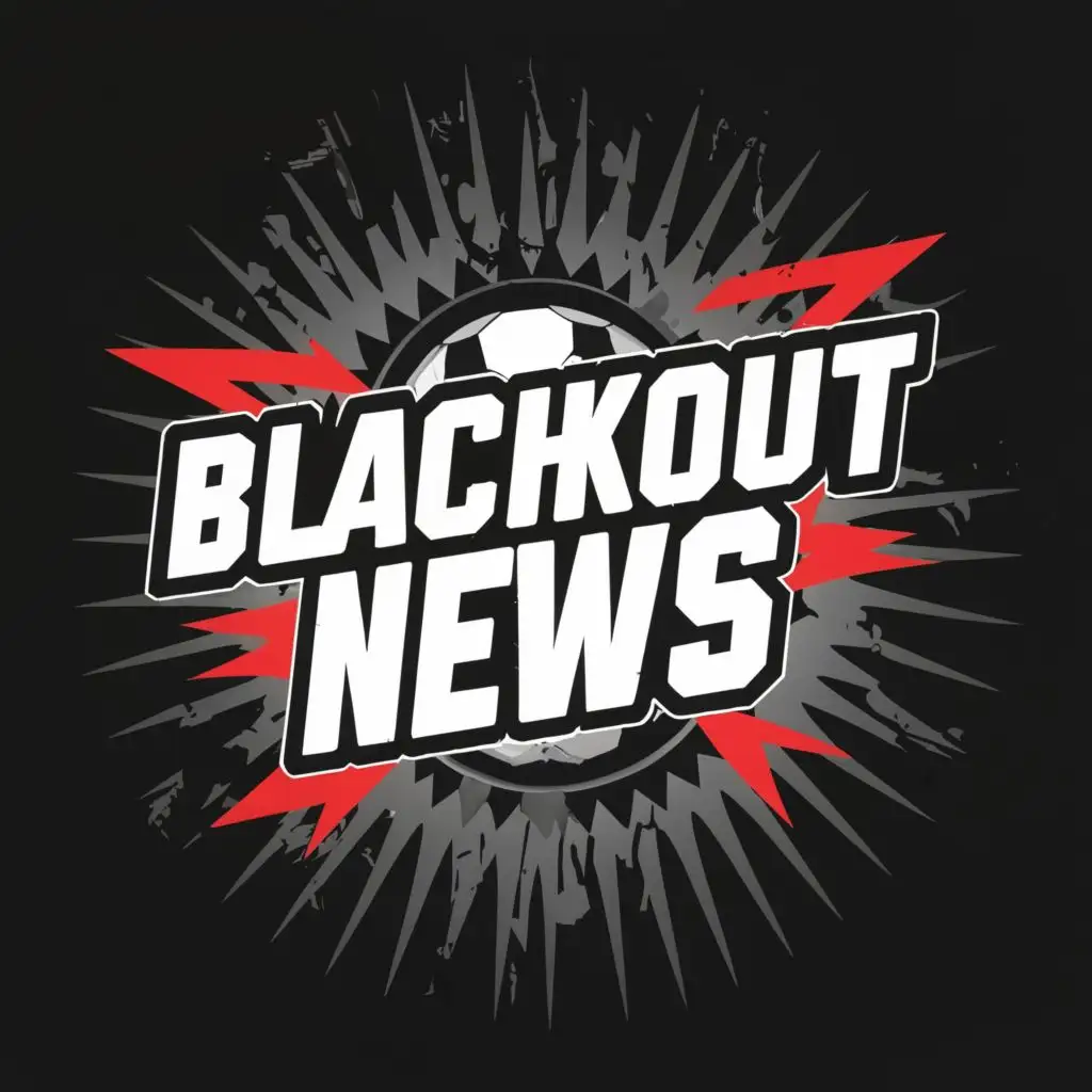 LOGO-Design-For-BLACKOUT-NEWS-Bold-Typography-for-Sports-Fitness-Industry