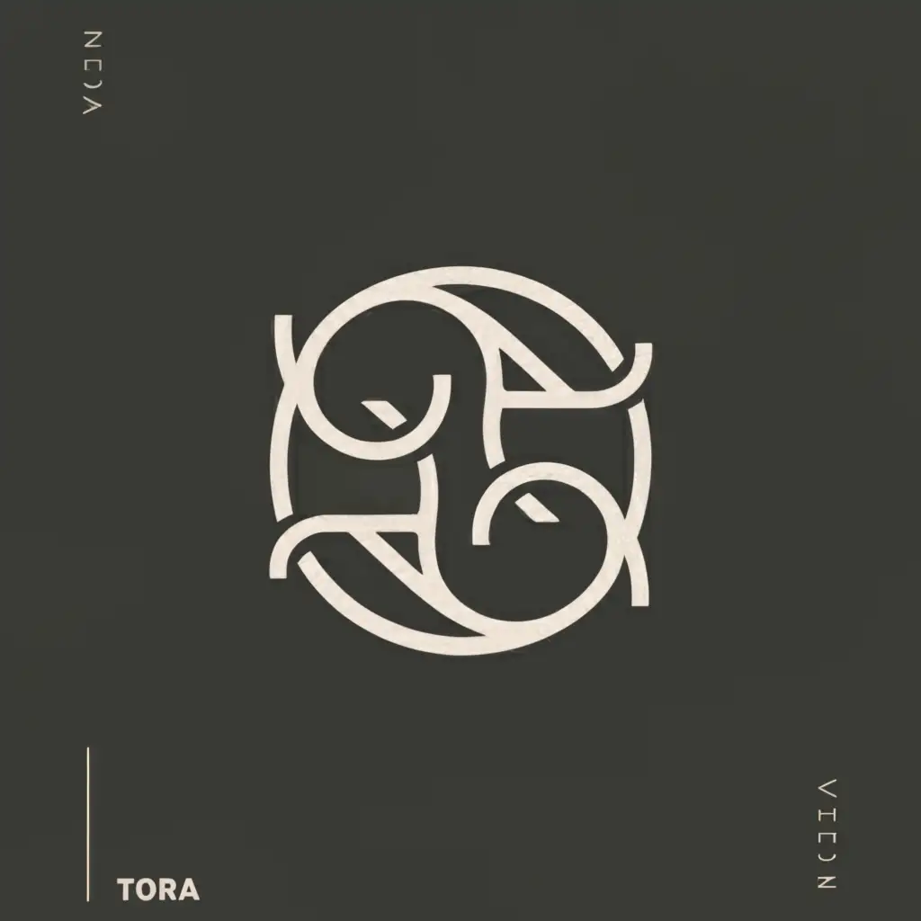 a logo design,with the text "TORA", main symbol:T,Moderate,clear background