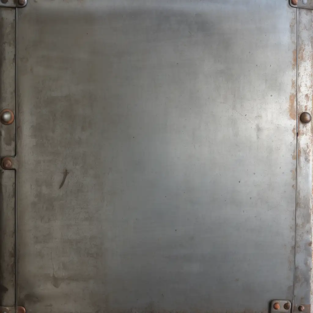 vintage sheet of steel