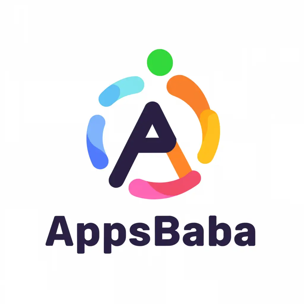 a logo design,with the text "AppsBaba", main symbol:Apps,Minimalistic,be used in Technology industry,clear background