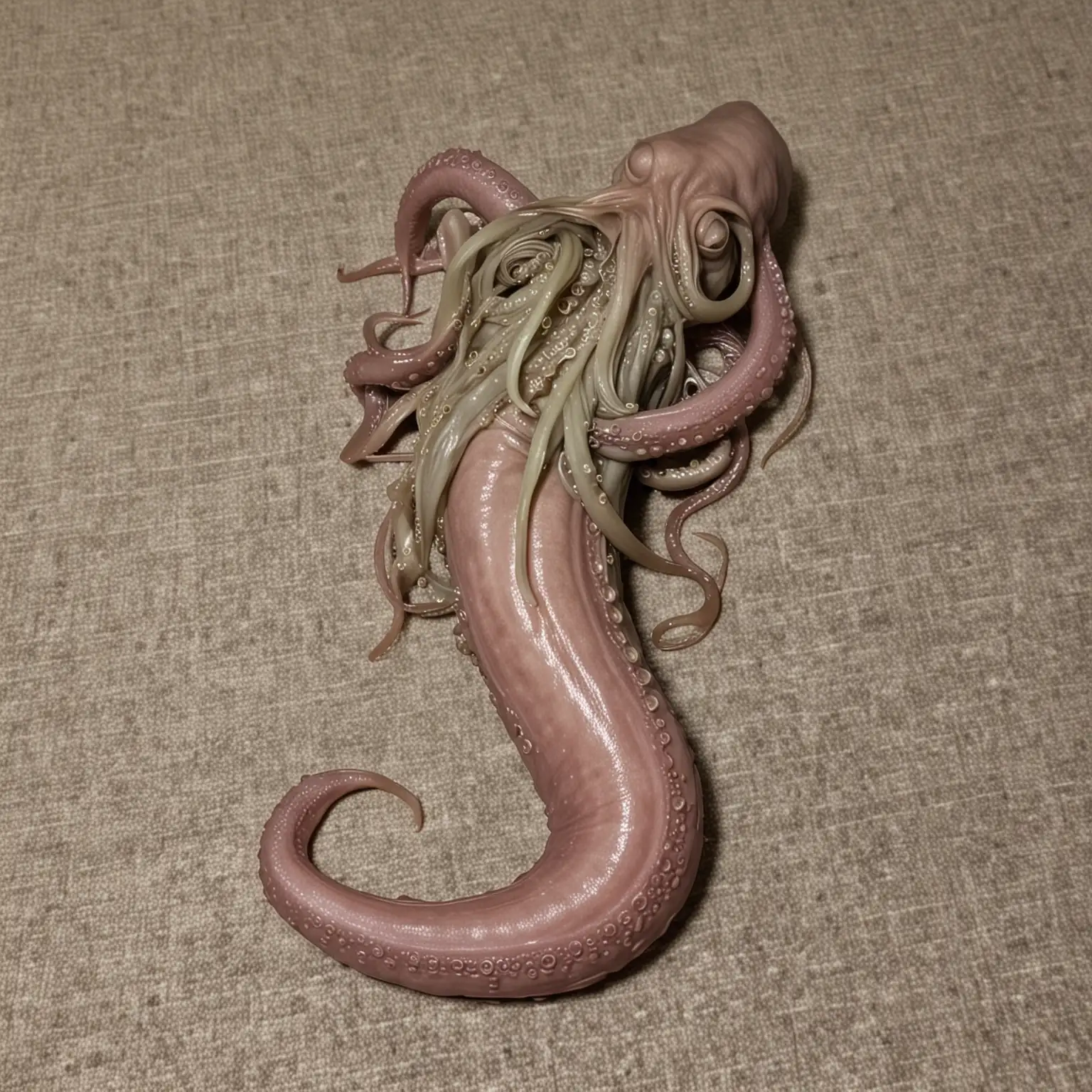 Sleepy Alien Penis with Folded Tentacles
