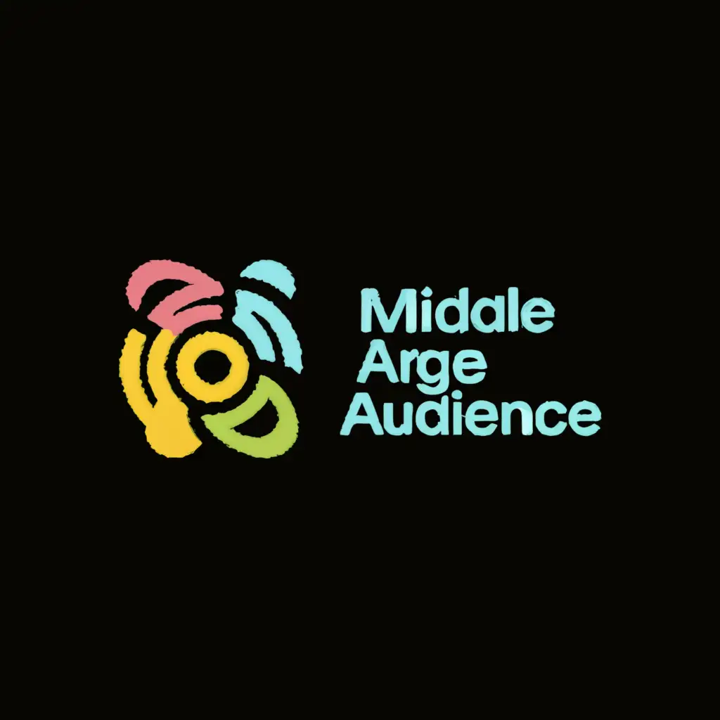 a logo design,with the text "Middle-Aged Audience", main symbol:create a distinct  Logo,  called "Middle-Aged Audience" , create two distinct logos for my business. One will serve as the primary company logo, and the other as a product logo. The primary company logo should be versatile and represent the overall brand, while the product logo should be specific to a particular product my company will sell.

Key Points:
- I am open to ideas and suggestions, but I expect the logos to be complementary and appealing to middle-aged adults (25-50), our main target audience.
- The primary company logo should be flexible for usage across various platforms like websites, business cards, and social media.
- The product logo should be in line with current market trends and appealing to the target demographic.,complex,clear background