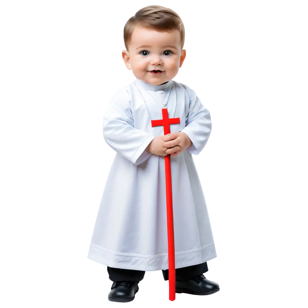 Adorable-PNG-Image-of-a-Baby-Priest-Captivating-Cutness-in-HighQuality-Format