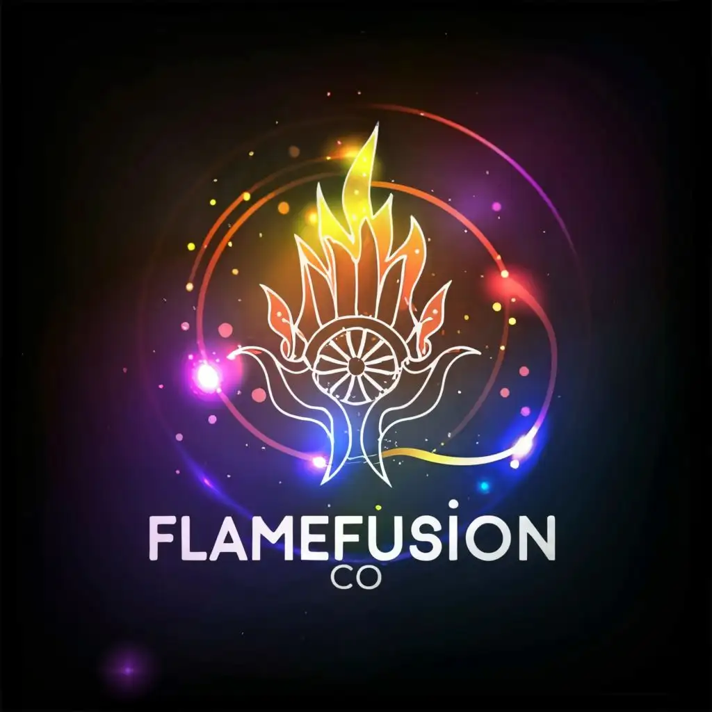 LOGO-Design-For-FlameFusionCo-Dynamic-Flame-and-Hamsa-Hand-Fusion-with-Vibrant-Aura