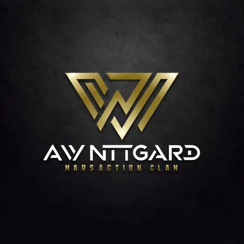 a logo design,with the text "AvantGard", main symbol:MarsAction 2 Clan,Moderate,be used in Entertainment industry,clear background