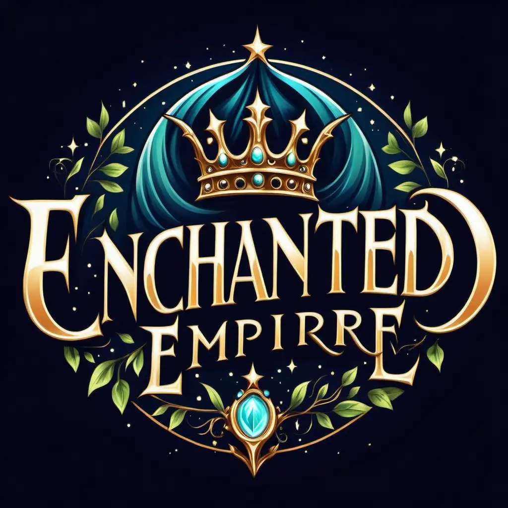 Enchanted Empire Logo Mystical Symbol for Online Shopping Delights