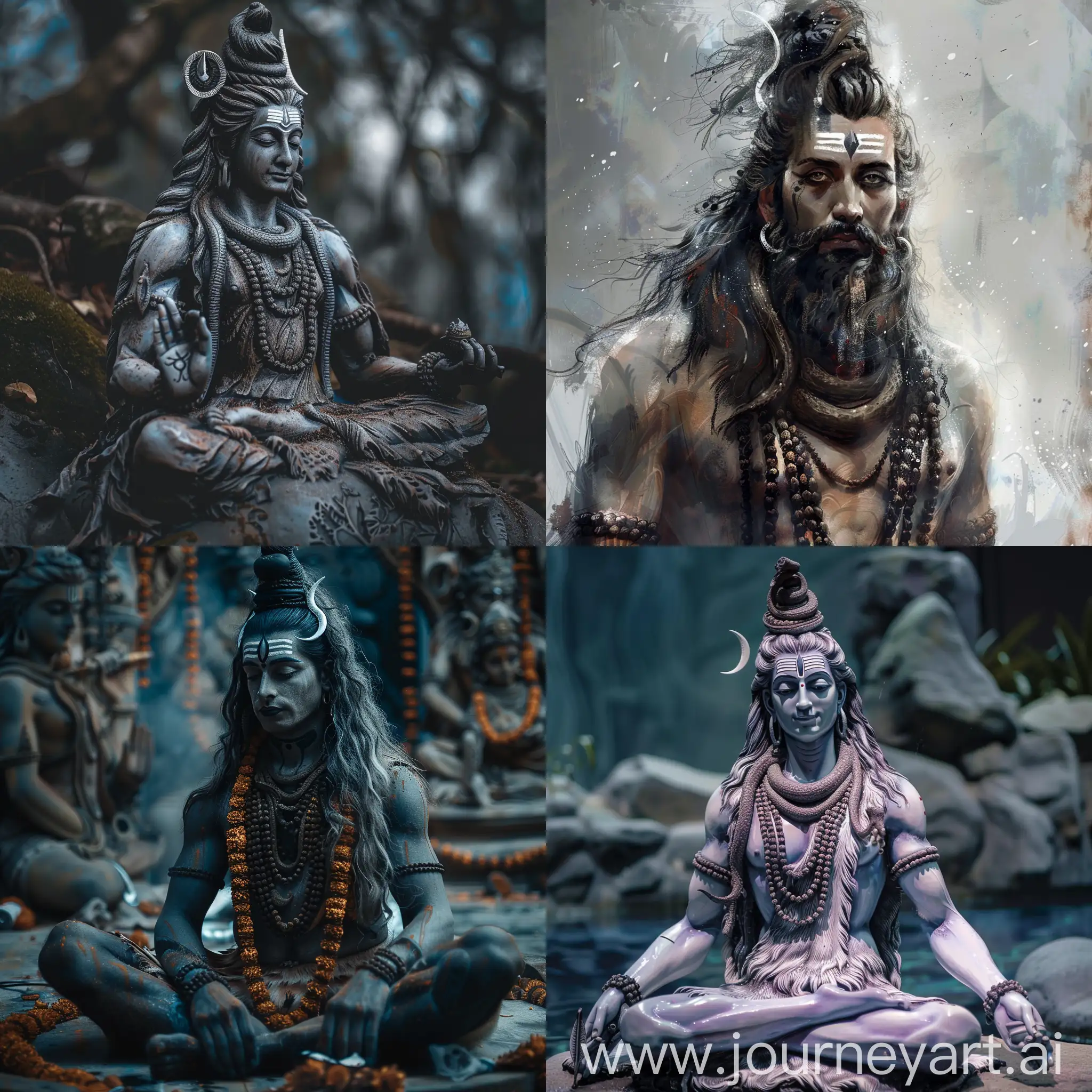 Divine-Lord-Shiva-Statue-in-a-Sacred-Setting